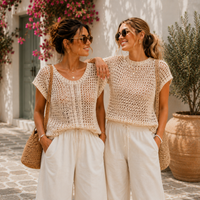 Crochet Mesh Top Pattern PDF, Boho Summer Crochet Top, Women's Open Mesh Shirt Pattern, XS-5XL, Video Tutorial, Digital Download
