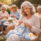 Daisy Flower Crochet Cardigan Pattern PDF | Granny Square Cardigan Tutorial | Beginner Friendly | Sizes S–L | Instant Download
