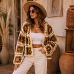 Desert Bloom Boho Granny Square Cardigan Crochet Pattern PDF | Sizes S-XL | Instant Download